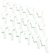 KRain P1009955 White Timing Pins Bag Of 18