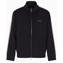 Armani Exchange Men's Arm Stripe Full Zip Up Jacket Sweatshirt