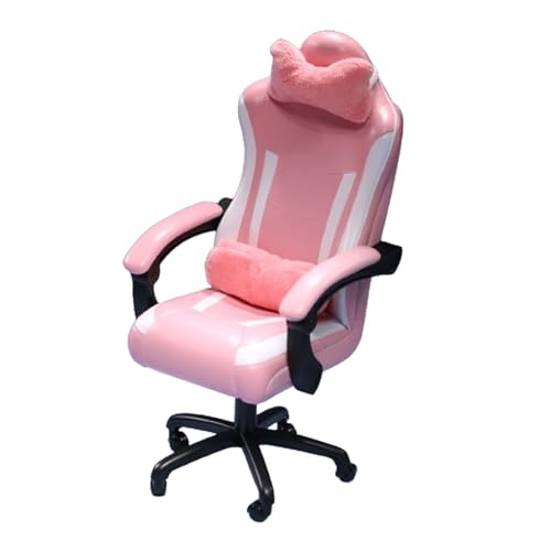 1:6 Scale Gaming Chair Model Miniature Furniture Dollhouse Accessories for 12 inch Male Collectable Action Figure, Pink