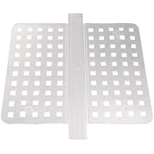 SKEMIX New Clear Kitchen Dish Safe Durable Grips Double Sink Saddle Divider Protector Mat