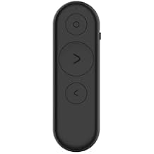Lenovo Portable Rechargeable Presentation Remote Bluetooth 5.3 Wireless Clicker with Digital Pointer, USBC Charging, UltraLightweight, for Windows 10 or Later & macOS 12 or Later, Black
