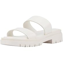 Olivia Miller Womens Tempting Slide, Square Sandals, Tpr Outsole
