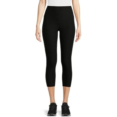 Time and Tru Womens Pull on Capri Leggings