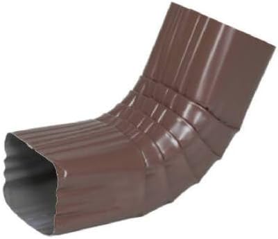 Amerimax Home Products 2526419 Gutter Front Elbow, Two-by-Three, Brown