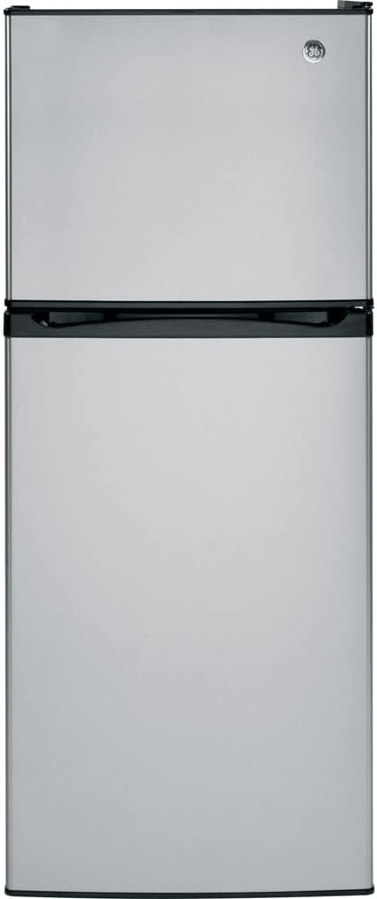 GE GPE12FSKSB Top Freezer Refrigerator, Solid Black