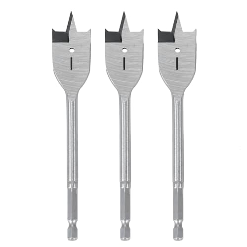 1 inch Wood Spade Drill Bit Wood Paddle Flat Bit 3 PCS