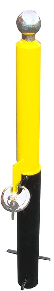 Maypole Removable Heavy Duty Trailer Caravan Horse Box Hitch Security Post, Standard 50mm Ball
