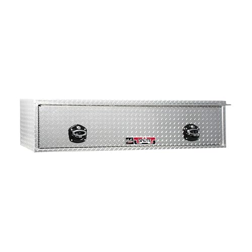 Brute 80-HTB72C Pro Series High Capacity HD Top Sider 16 x 72 Polished Aluminum Tool Box with Flip Up Door