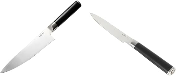 Babish High-Carbon German Steel 8" Chef & 5" Utility Forged Kitchen Knife Set