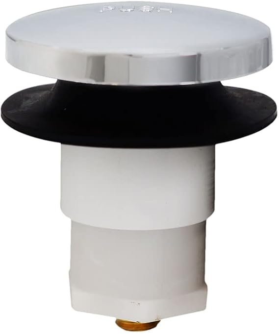 Westbrass 79338MOCP Replacement Tip-Toe Bathtub Drain Stopper with 3/8" Stem, Polished Chrome