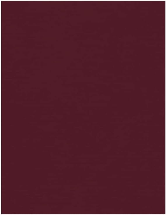 LUXPaper 8.5" x 11" Cardstock | Letter Size | Burgundy Linen | 100lb. Cover (183lb. Text) | 50 Qty