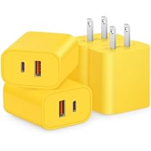 USB C Charger Block [Yellow]