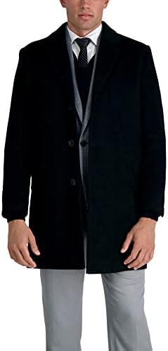 Haggar mens Brushed twill Top CoatTopcoat
