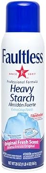 Faultless Heavy Spray Starch 20 oz Cans (Pack of 6)
