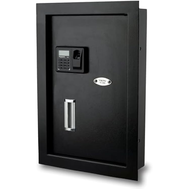 Viking Security Safe VS-52BL Biometric Fingerprint Hidden Wall Safe