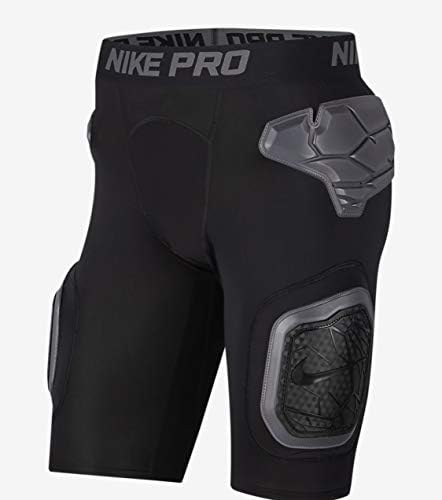 Nike Pro Hyperstrong Padded Football Impact Compression Shorts Black, Large