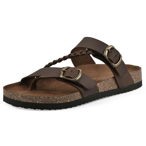WHITE MOUNTAIN Womens Hammy Braided Signature Comfort-Molded Footbed Sandal