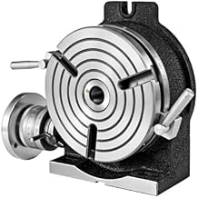 Rotary Table 8 Inch/200 MM Horizontal Vertical Rotary Table MT-3 3-Slot / 4-Slot for Milling 360 Degrees(8-inch 3-slot)