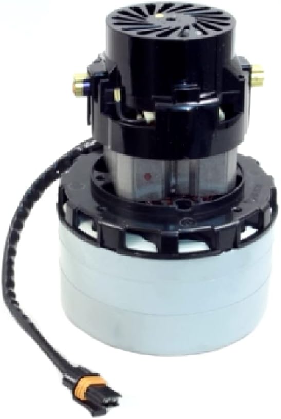 Nobles Vacuum Motor - Part 1039763 - Replacement, Double Ball-Bearing Construction, 24V 3-Stage, Black