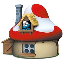 Collectible figurine Moneybox Plastoy The Smurfs, the Mushroom House (080201)
