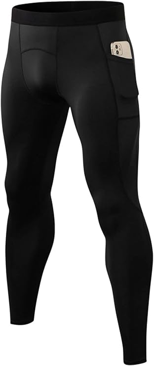 Men Compression Pants Leggings Dry Cool Sports Baselayer Running Workout Active Gym Tights Basketball