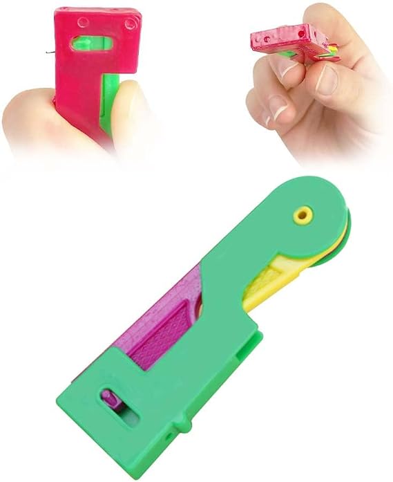 Automatic Needle Threader, DIY Needle Threaders for Hand Sewing Plastic Sewing Machine Needle Threader for Embroidery Cross Stitch Craft (3)