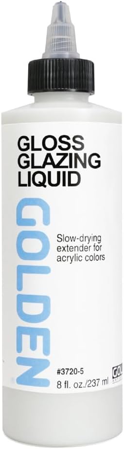 Golden Acrylic Glazing Liquid Gloss - 8 oz Bottle