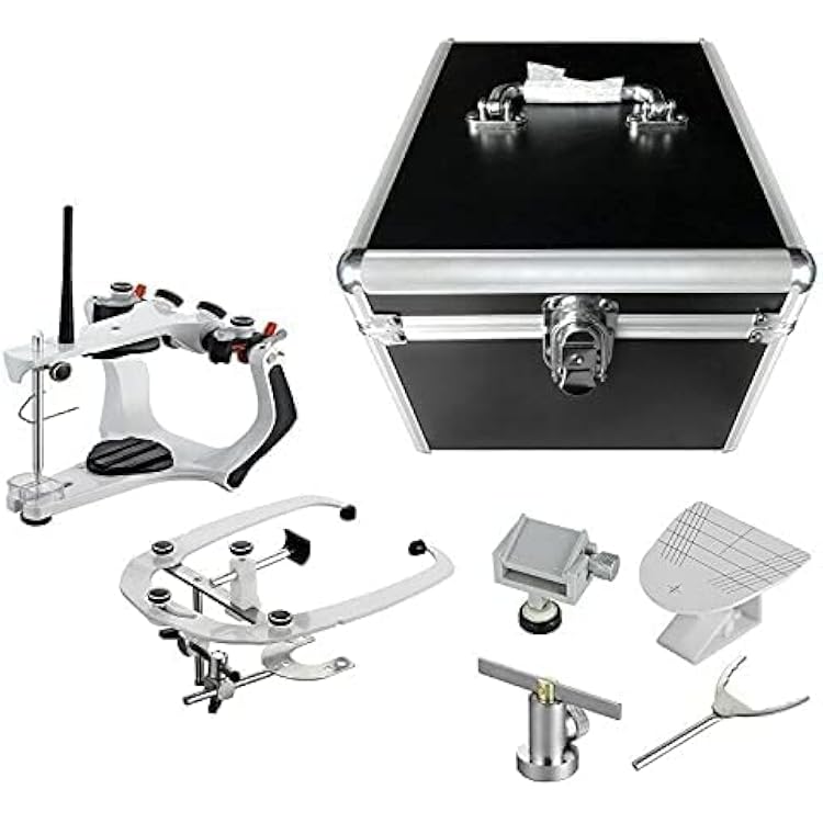 High Precision Semi-Adjustable Articulators with Standard Face-Bow and Aluminum Box US STOCK