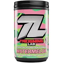 Treigning Lab Hydration Electrolyte Powder, SugarFree, Sam Calavitta Coach Cal Approved Drink Mix with 6 Key Electrolytes, USA Made, Keto Friendly, Vegan, Non-GMO, Watermelon, 30Servings