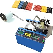 Fully Automatic Heat-Shrink Tube Cutting Machine 250W Electric Tube Cable Pipe Cutter with Micro Computer Control, Cutting Width 100 mm for Sleeve Rubber/Plastic Tube