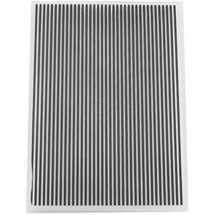 PUPUZAO Plastic Embossing Folder 4-18x5-1316 inch Vertical Stripes Paper Crafts Plastic Textured Impressions for Card Making Scrapbooking