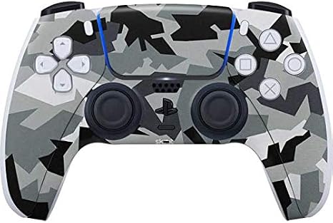 Skinit Decal Gaming Skin Compatible with PS5 Controller - Urban Camouflage Black Design
