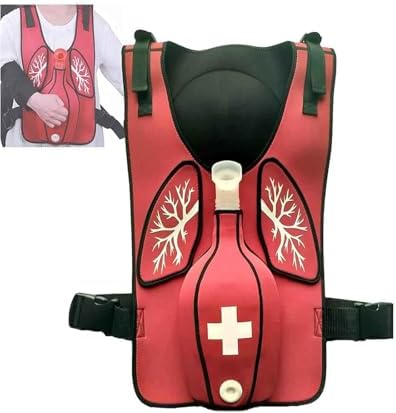 Choking rescue device - anti-choking training vest for Heimlich first aid and CPR simulation, ideal first aid training device for nurses and students