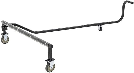 Black Ice Snowmobile Dolly, Steel Lift, 1,500 lb Cap, Folding
