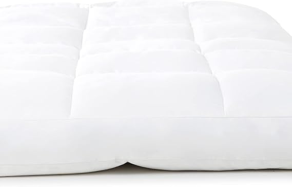Downlite Cloud Top Ultra Plush Pillow Top Feather Bed Super Soft, Hypoallergenic Cotton Fabric - Twin