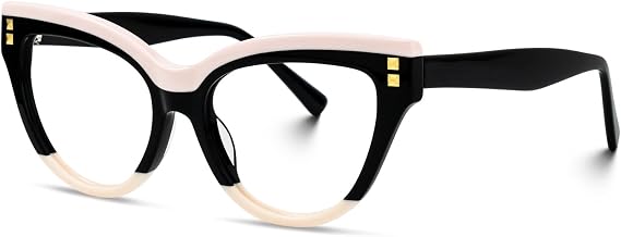 VOOGLAM Stylish Oversize Cat-eye Blue Light Glasses for Women Anti Eyestrain Dry Eyes Eyewear Kornegay