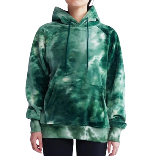 Spark Paws Human Hoodie - Premium Quality, Buttery Soft, Superior Comfort and Fit, Calming Fleece Interior, Suitable for All Styles Green Skydye - L