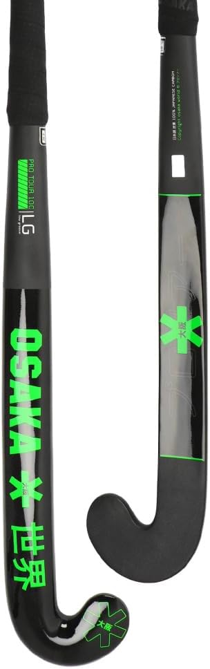Osaka Field Hockey Stick Pro Tour 100 - Low Bow | Iconic Black