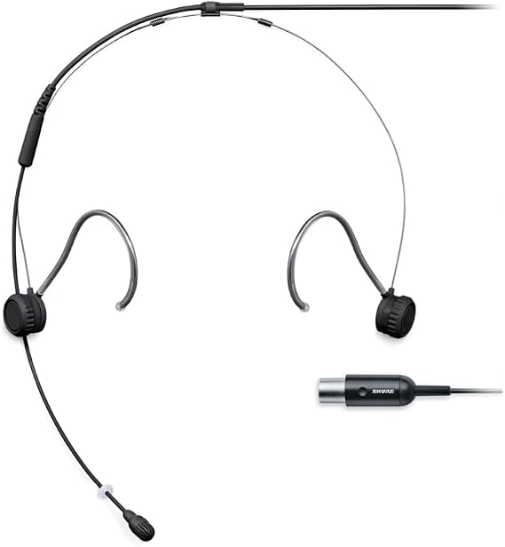 Shure TwinPlex TH53 Omnidirectional Headset Microphone - TA4F, Black