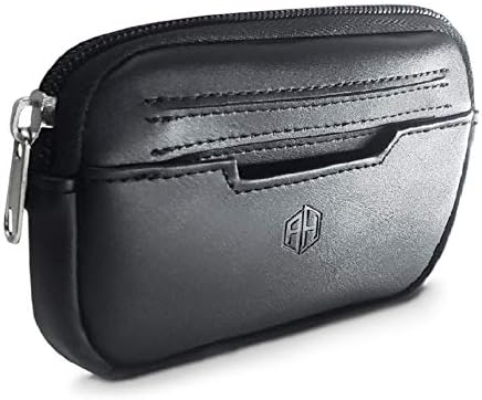 Minimalist Compact Belt Wallet Secret Money Pocket Pouch Wallet Belt for Both Men and Women - Sleek and Vegan Leather Travel Wallet for Attaching to Your Belt
