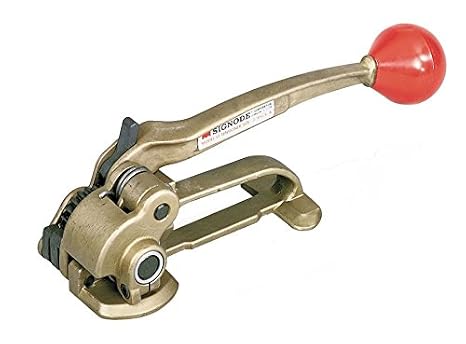 Signode 003480 Model ST Manual Feed Wheel Tensioner for Steel Strapping, 3/8" - 3/4" Strap Width, 0.015" - 0.025" Strap Thickness, Low Tension Level