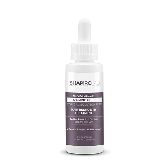 Shapiro MD Hair Growth Experts Minoxidil 5% Serum for Men's Hair Growth