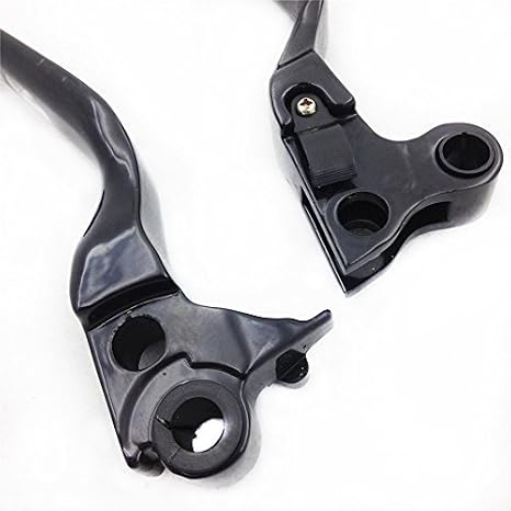 XKMT-CNC Aluminum Black Brake Clutch Skull Zombie Lever Compatible with H-D XL Sportster 883 1200 softail Aftermarket Product [B013OIDGMS]
