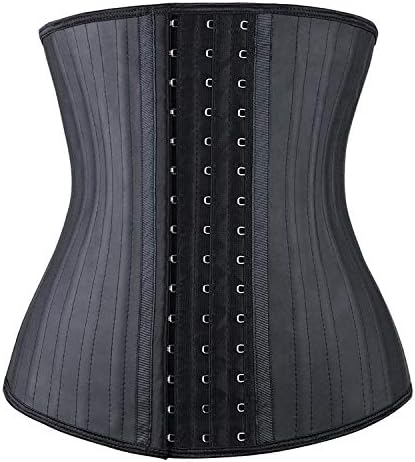 YIANNA Womens Underbust Latex Sport Girdle Waist Trainer Corsets Hourglass Body Shaper