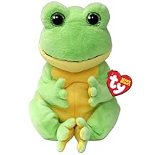 TY Snapper Frog Beanie Bellies Medium 24 cm - Squeezable Beanie Baby Soft Plush Animals - Collectable Cuddly Stuffed Toy