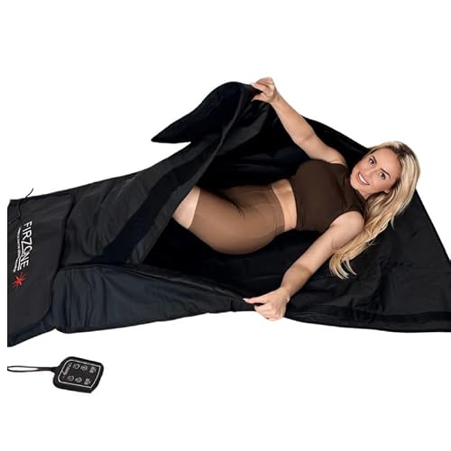Firzone ProZERO 360 Infrared Sauna Blanket New Model 202223 Extra Hot with EMF Shielding Portable Far Infrared Sauna Therapy for Health and Wellness