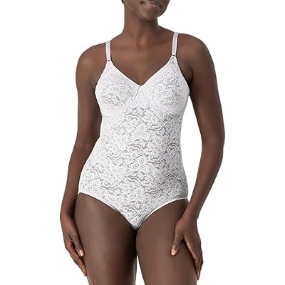 Bali Womens Lace Shapewear, Faja Body Shaper, Lace N Smooth Firm-control Shapewear for Women, Built-in Bra