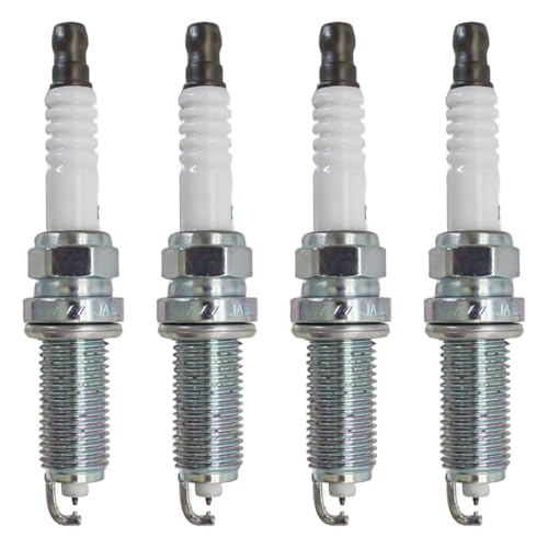 Iridium Spark Plugs 91187 Compatible with Nissan Altima Rogue Sentra Versa Frontier NV200 Cube Micra Chevrolet City Express Suzuki Equator Replaces 9029 95830 LKAR6AIX-11 XP5684 4 Pack