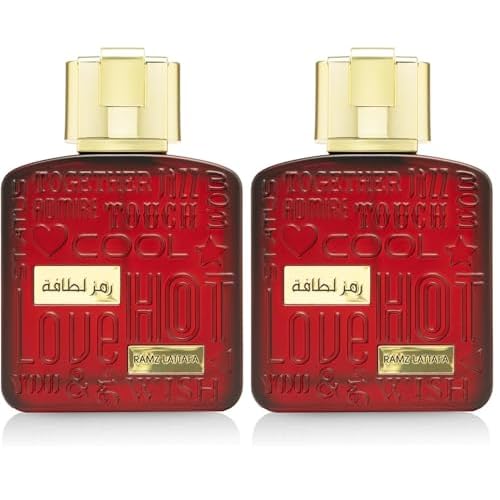 LATTAFA Ramz Lattafa Gold for Women Eau de Parfum Spray, 3.4 Ounce Pack of 2