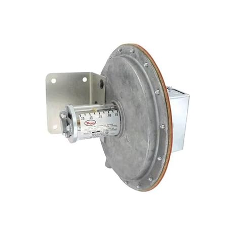 Dwyer Large Diaphragm Pressure Switch, 1638-0, .05-.25" w.c.